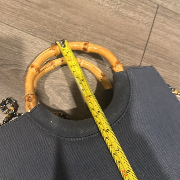 Fossil canvas tote bamboo round handles - Picture 9 of 15